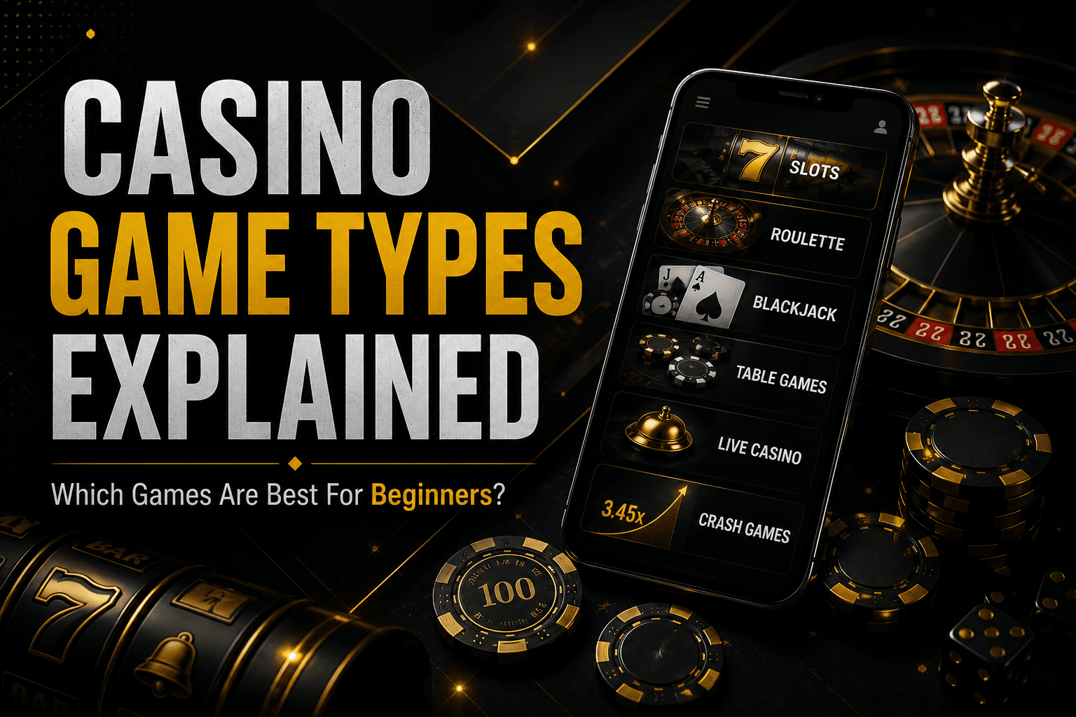 Casino Game Types Explained: Which Games Are Best for Beginners?