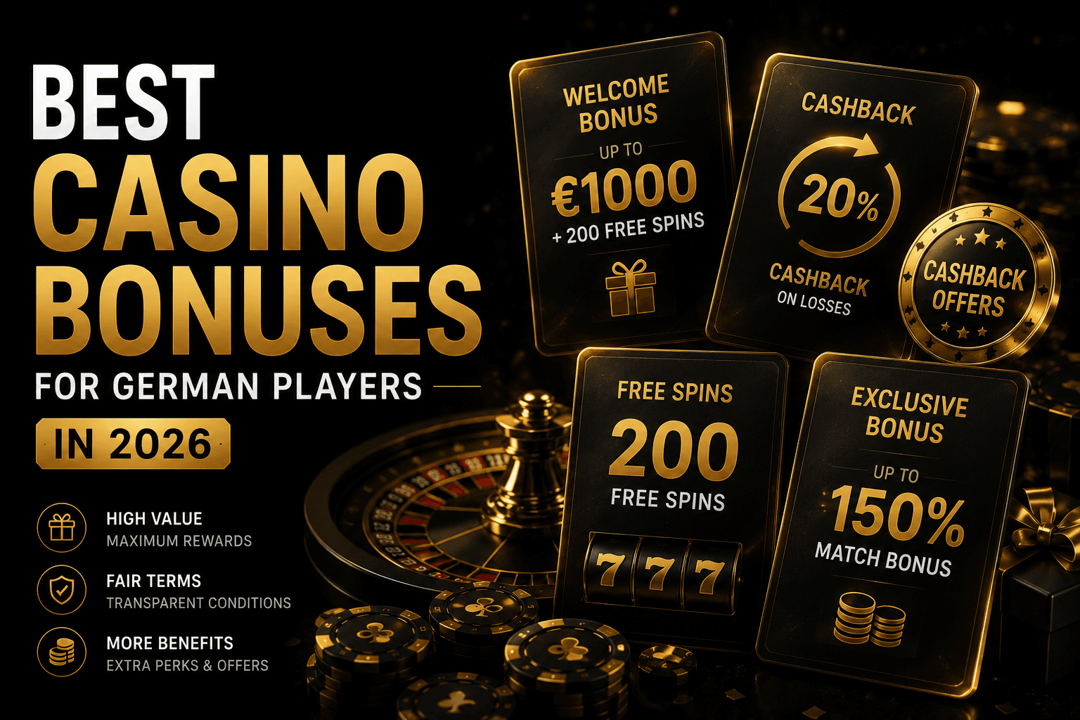 Mejores Bonos de Casino para Jugadores Alemanes en 2026: ¿Qué Realmente Importa?