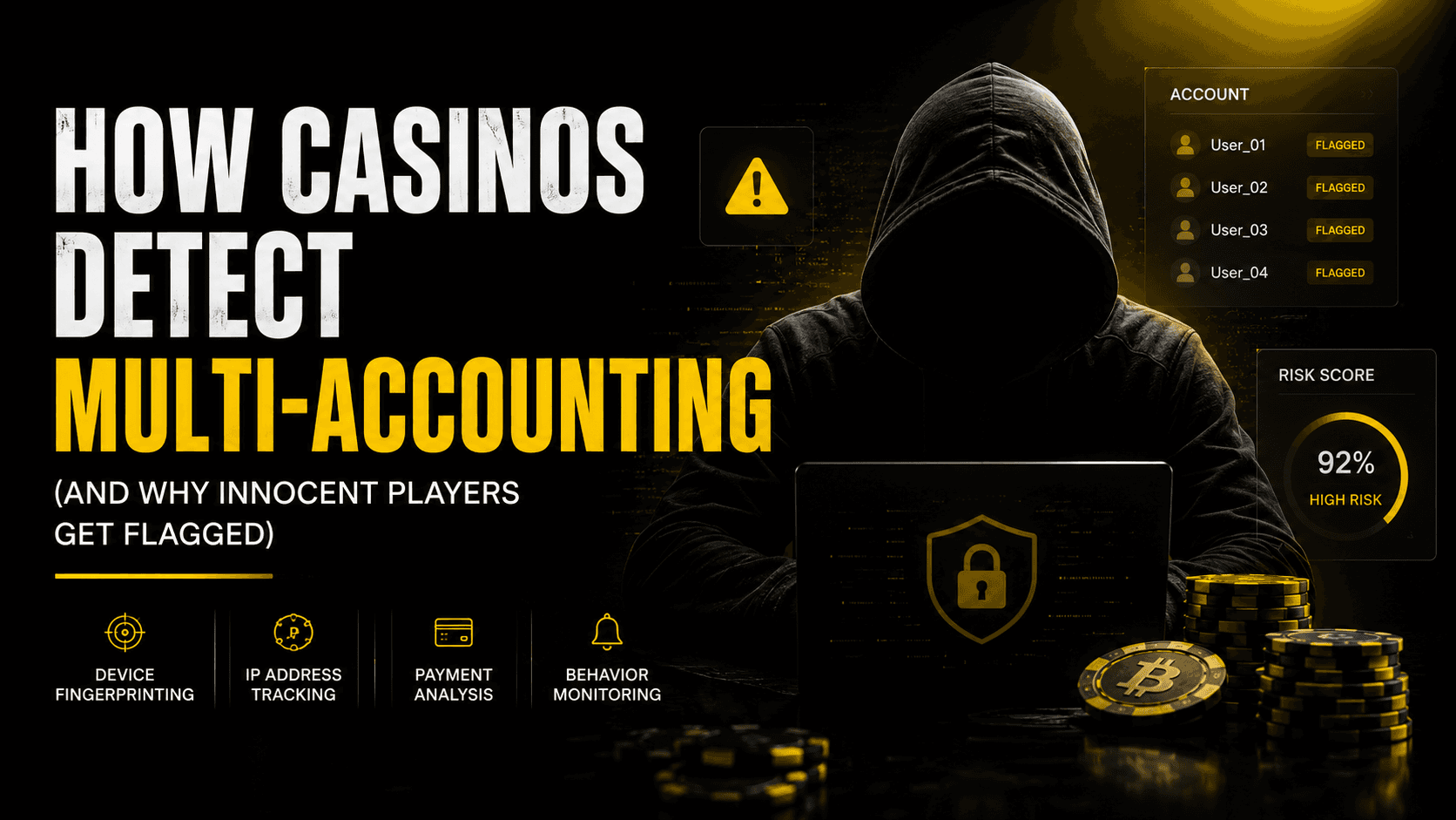 Wie Casinos Multi-Accounting erkennen (und warum unschuldige Spieler gekennzeichnet werden)