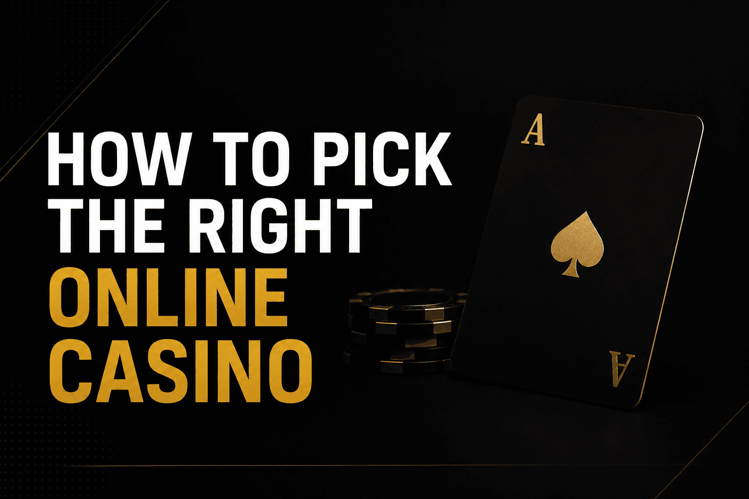 How to Pick the Right Online Casino in 2026